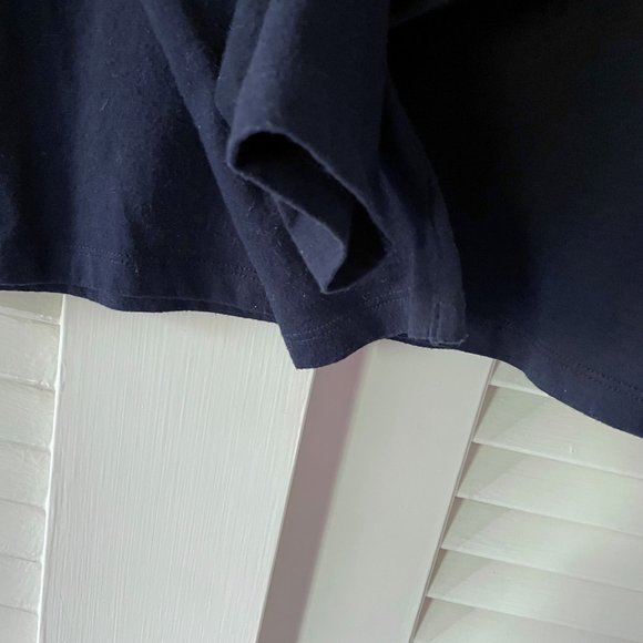 Victoria's Secret Blue/Purple Crush Long Sleeve Cotton Pajama Sleep Shirt Top M - Picture 3 of 3